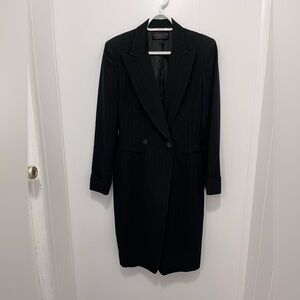 VTG Donna Karan Pinstripe Coat